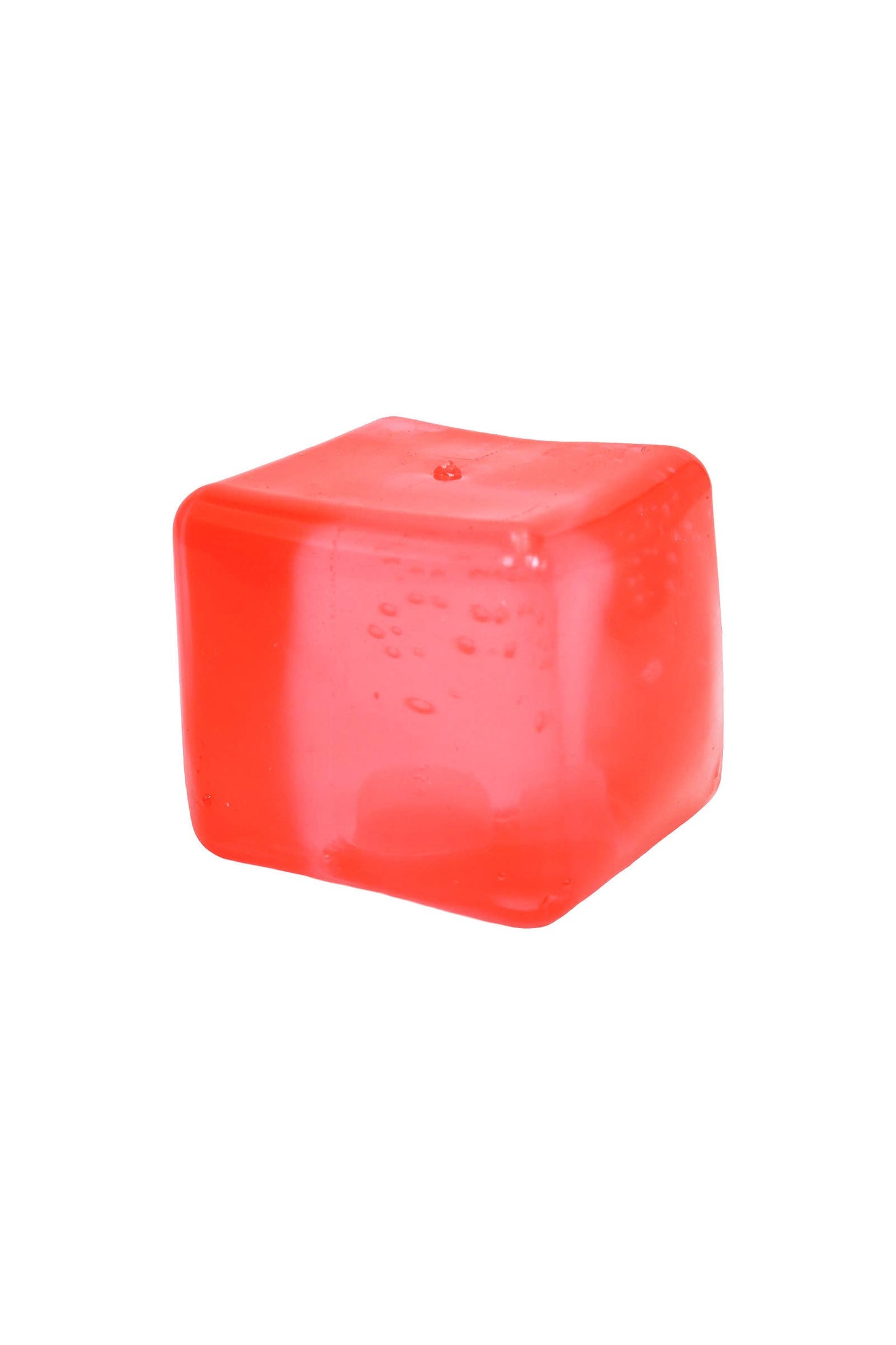 Clear Colorful Cube Maltose Putty Filled Squishy