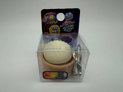 Fun Doh Dumpling Light-Up Click Fidget Keychain - 12/Display