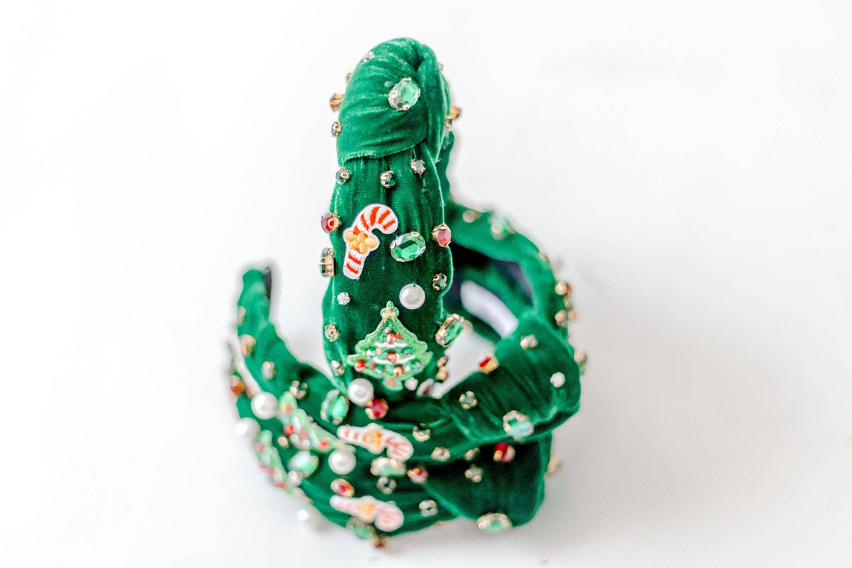Beaded Headband - Christmas Craze