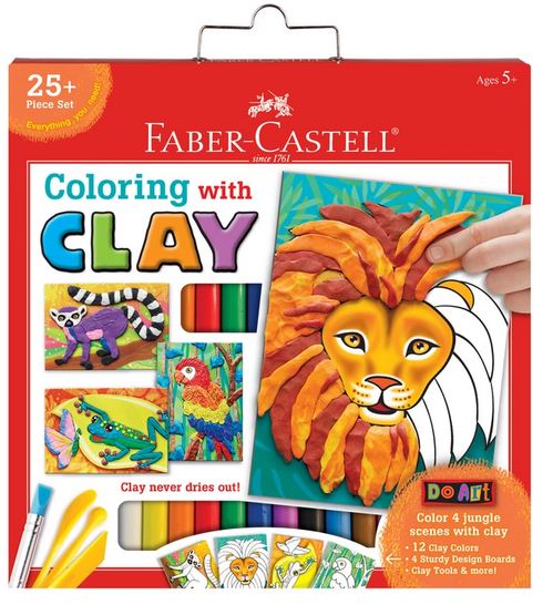 Do Art Coloring with Clay