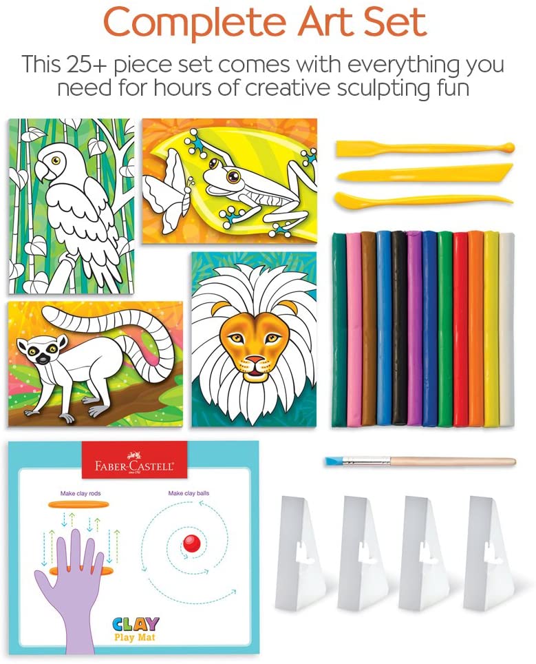 Do Art Coloring with Clay
