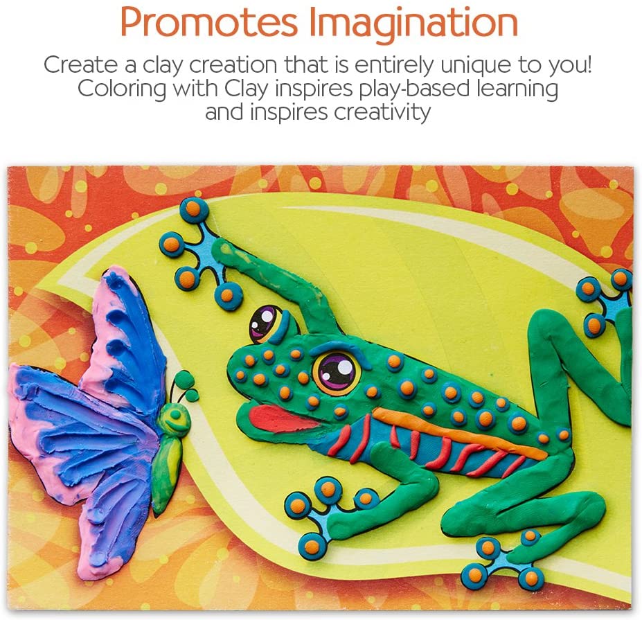 Do Art Coloring with Clay