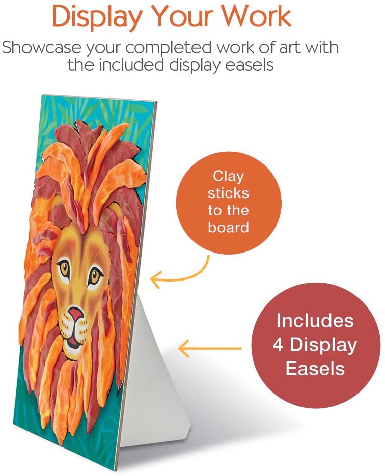 Do Art Coloring with Clay