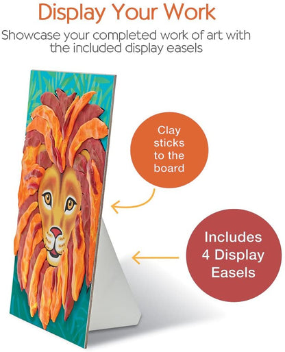 Do Art Coloring with Clay