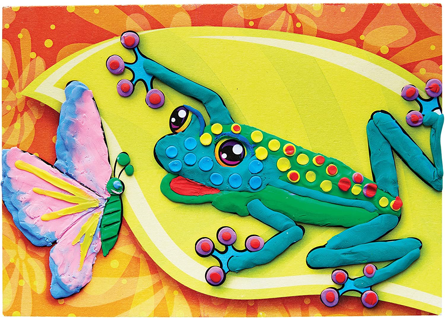 Do Art Coloring with Clay