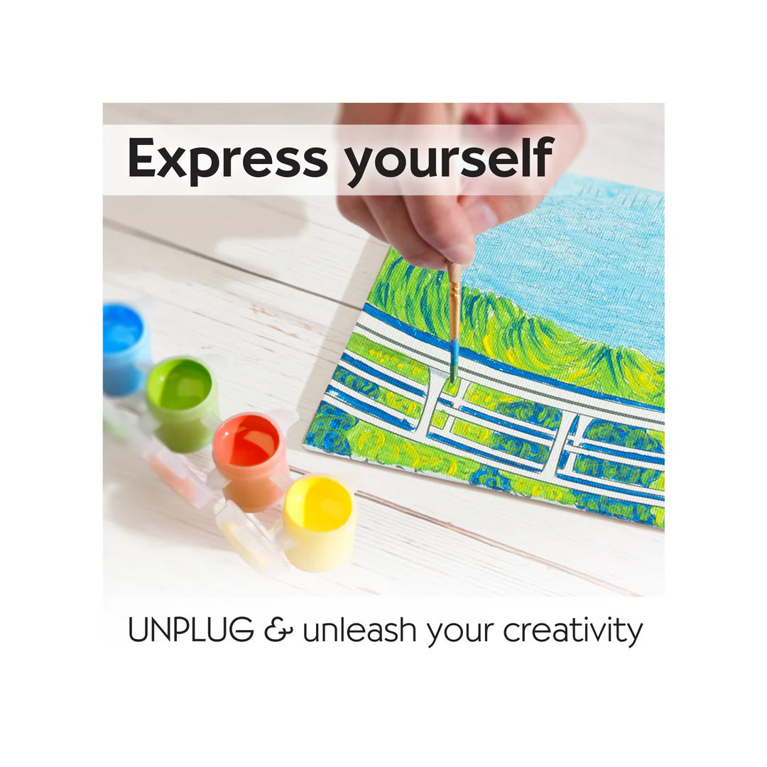 Japanese Footbridge Paint by Numbers