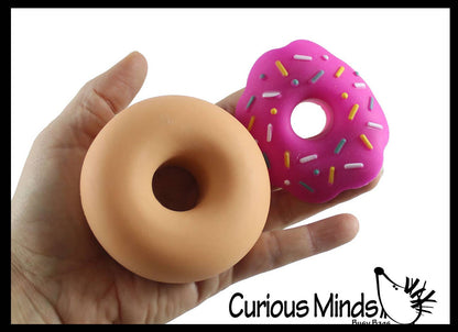 Cute Doughnut Soft Doh Filled Stretch Ball