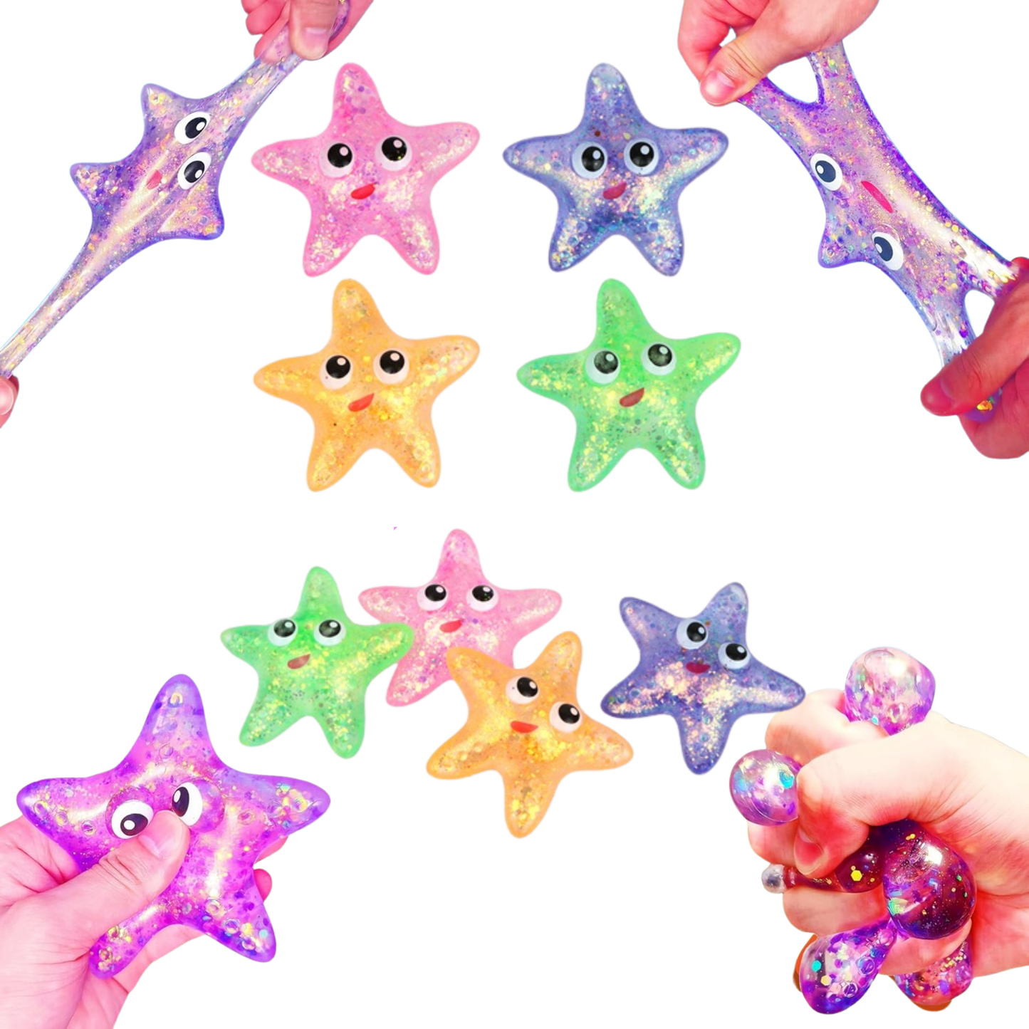 Summer Squishy Starfish Fidget Kids Toy