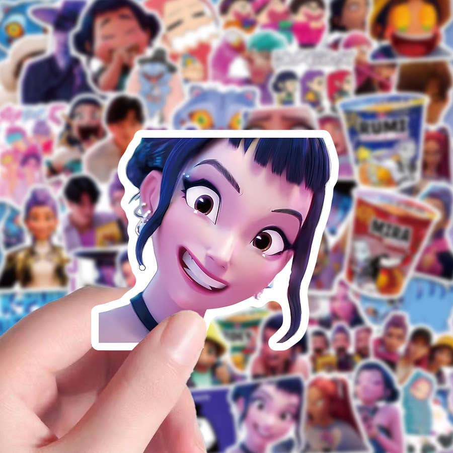 KPop Demon Hunters cartoon Stickers