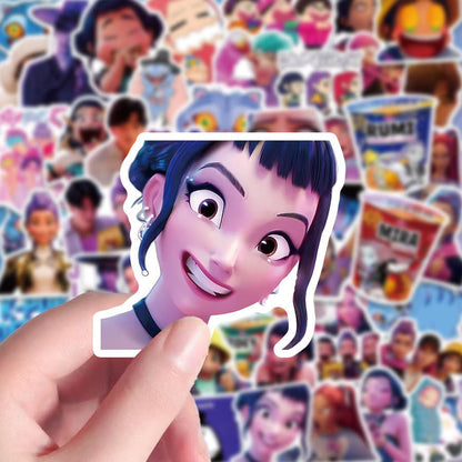 KPop Demon Hunters cartoon Stickers