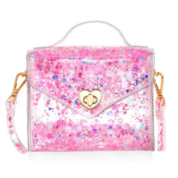 Gussie Pink Sparkle Bag