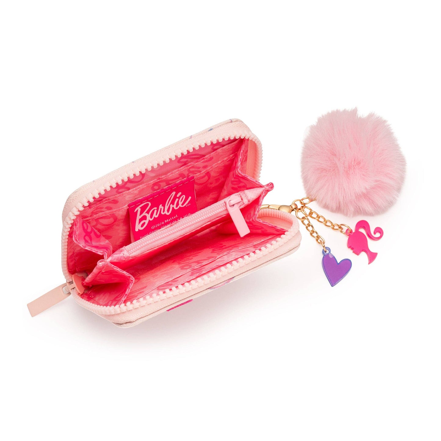 Barbie™ Camo Dance Kids Zip Wallet with Pom Charm