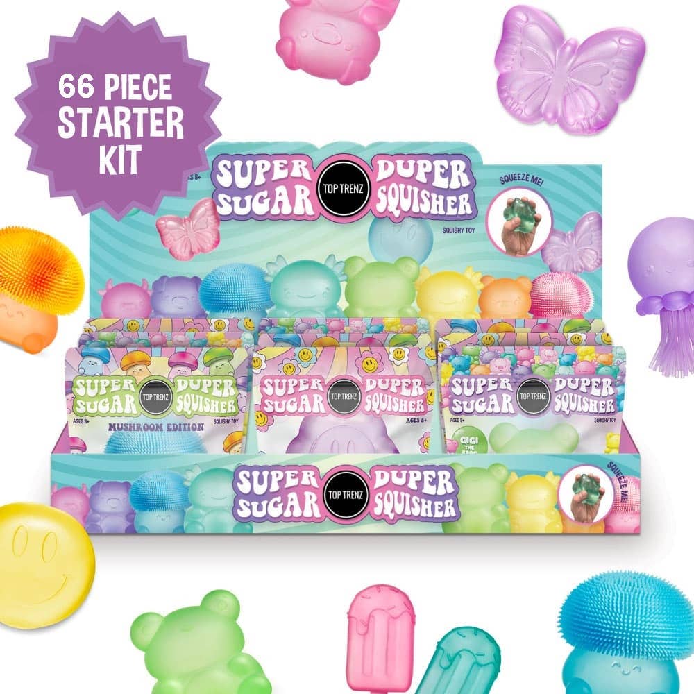 Ultimate Super Duper Sugar Squisher Starter Kit - 66  Pieces