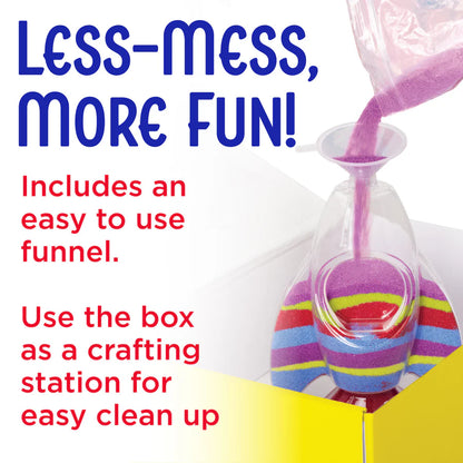 Rocket Ship Glow in the Dark Sand Art