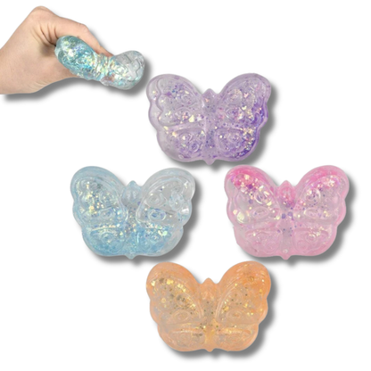 Butterfly Squeezy Sugar Fidget Kids Toys- Assorted