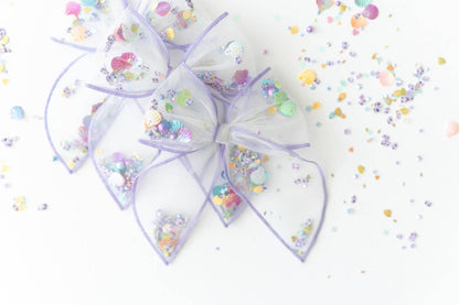 Mesh Shaker Bow - Seashell Shine