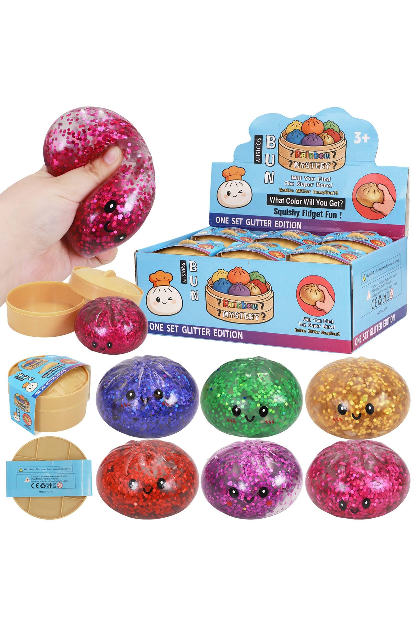 Glitter Squishy Mystery Dumpling