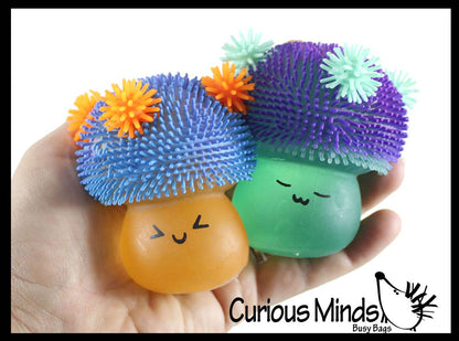 Mushroom Sugar Puffer Ball Squishy