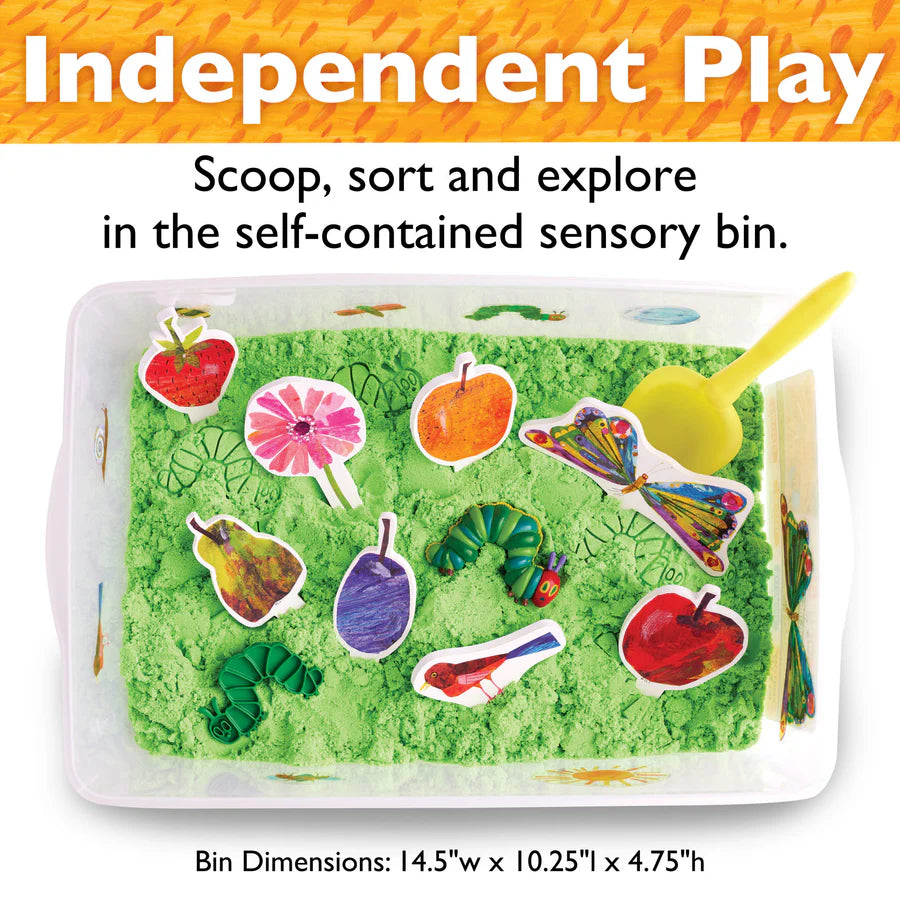The Very Hungry Caterpillar Sensory Bin