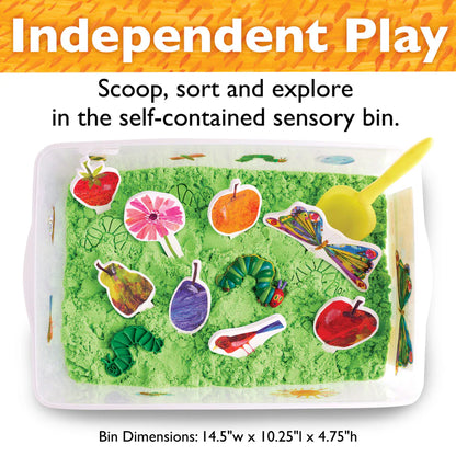 The Very Hungry Caterpillar Sensory Bin