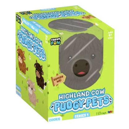 RMS® Crazy Fun™ Highland Cow Pudgy Pets Squishy S1