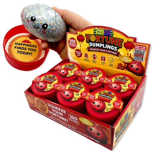 Fun Doh Mystery Fortune Cookie Squishy Dumpling - 12/Display