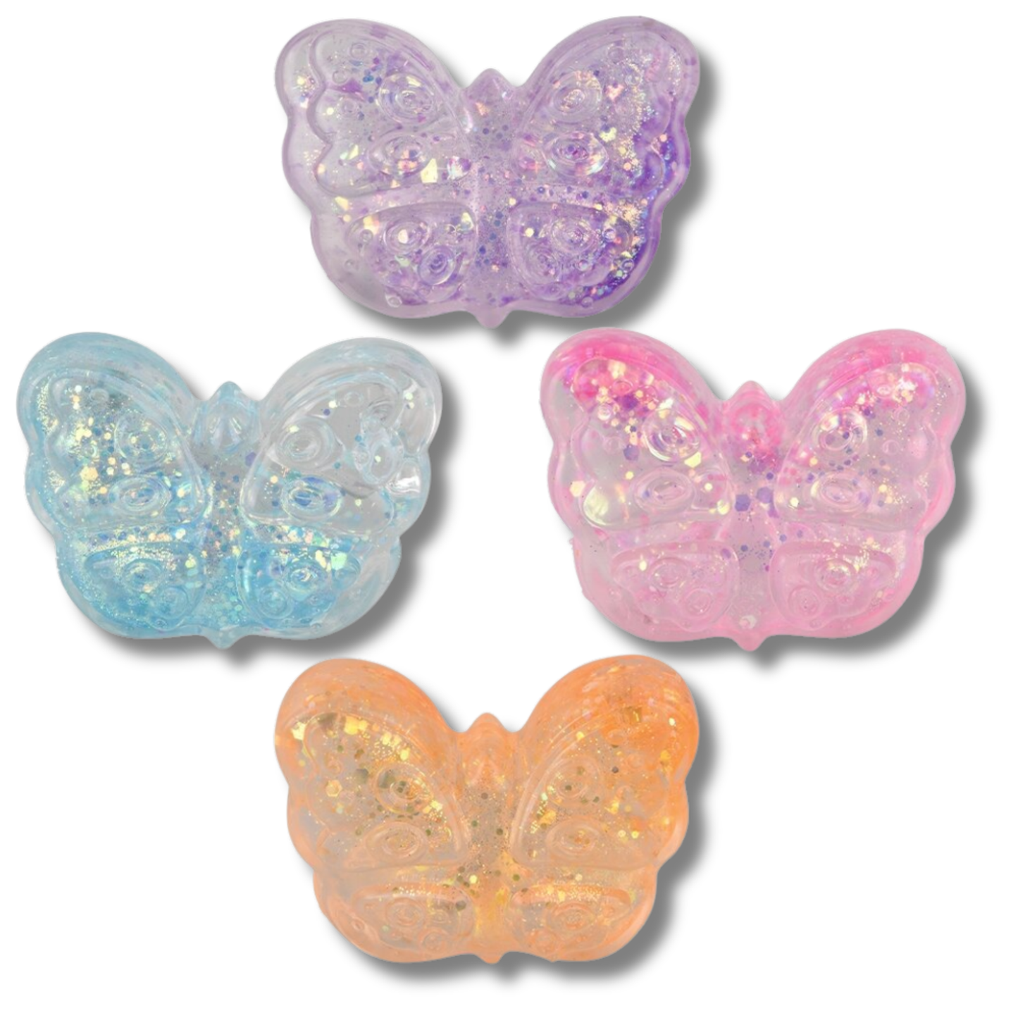 Butterfly Squeezy Sugar Fidget Kids Toys- Assorted