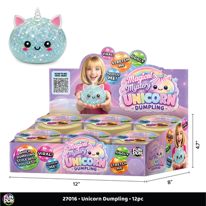 Fun Doh Unicorn Mystery Dumpling Squishy Toy