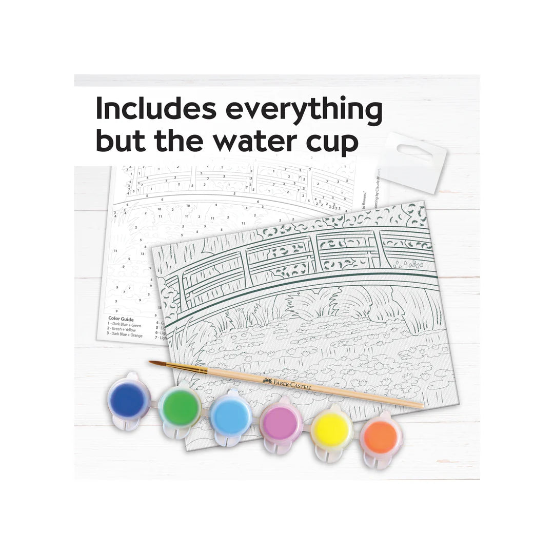 Japanese Footbridge Paint by Numbers