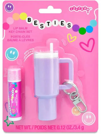 Besties Lip Balm Keychains
