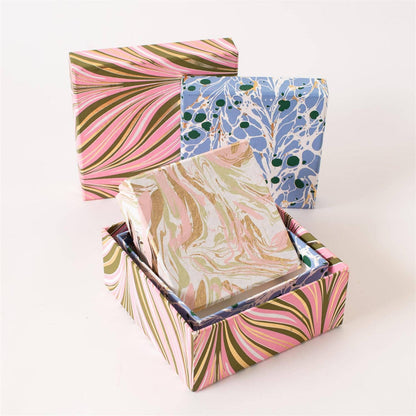Abstract Brush Premium Gift Boxes (Set/3)(Pk/4) | Gift Wrap