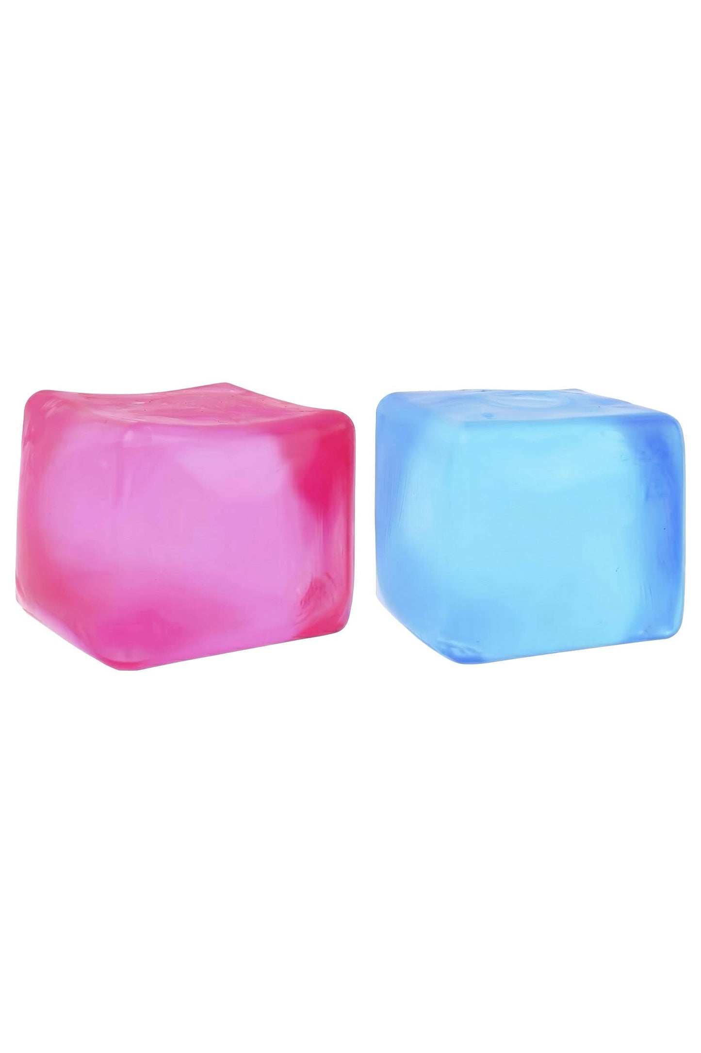 JUMBO Solid Clear Cube Maltose Putty Filled Squishy
