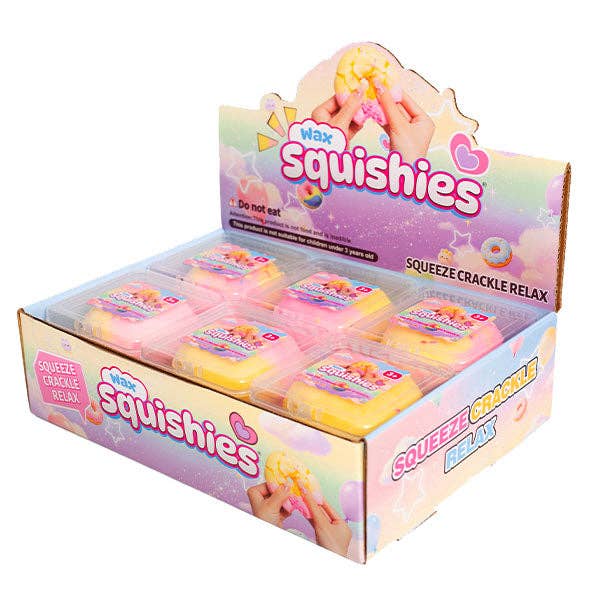 Wax Squishies® Donut Wax Crackle Fidget Clay Toy (1pc)