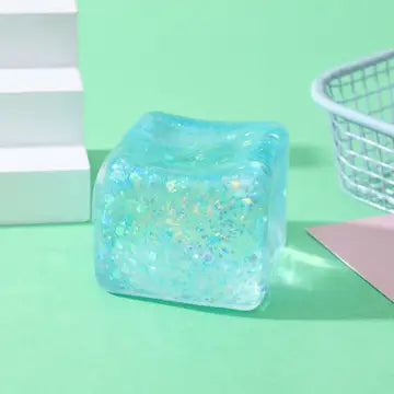 5cm Maltose Glitter Squishy Cube Assort Colors