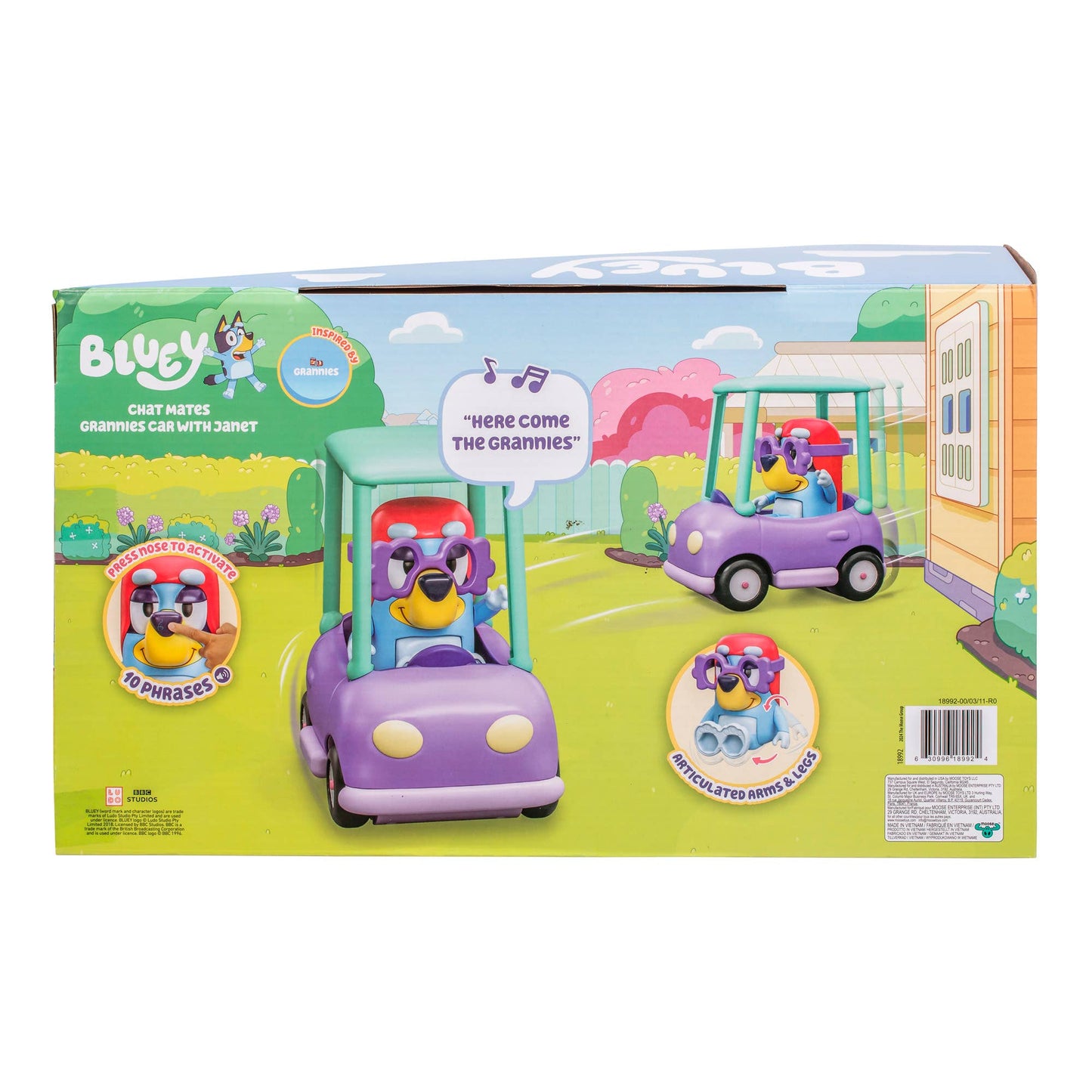 Bluey Chat Mates Janet Playset