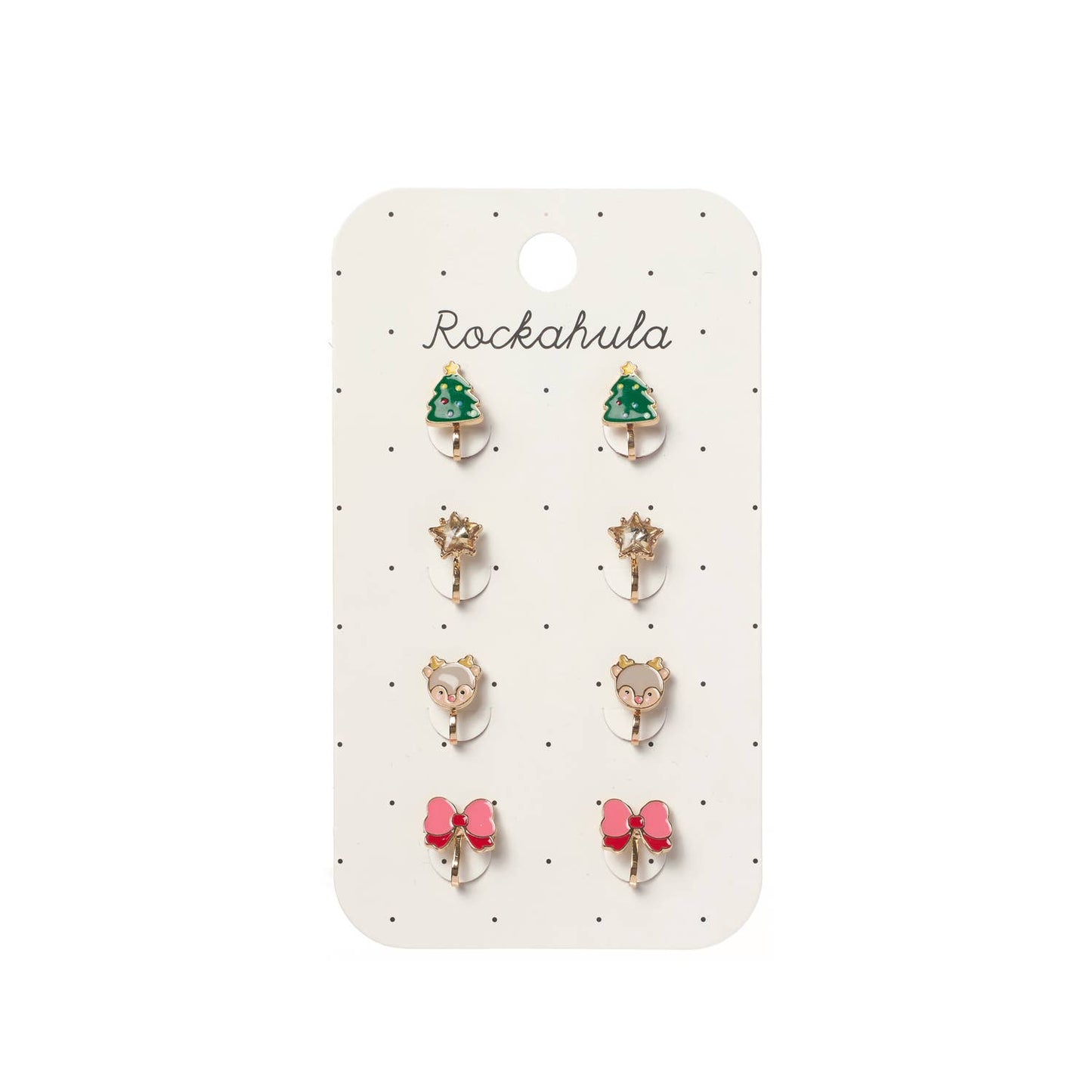 Jolly Christmas Clip On Earrings