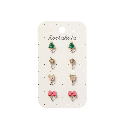 Jolly Christmas Clip On Earrings
