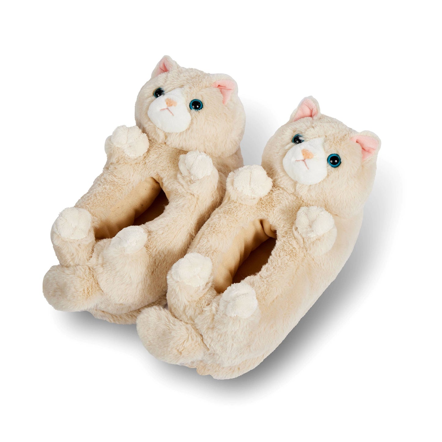 Molly the Kitty | Kid's Funny Animal Plush Non-Slip Slippers