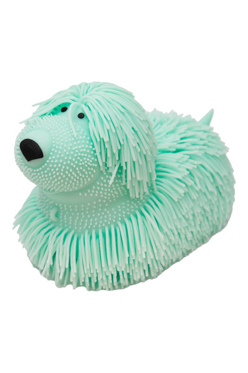 Jumbo Noodle Puli Dog Spiky Puffer LED Squishy Toy