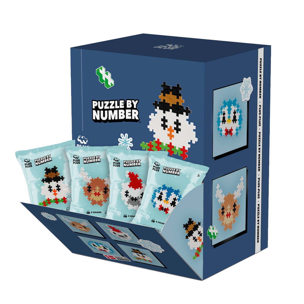 40pc Puzzle by Number® Holiday Faces