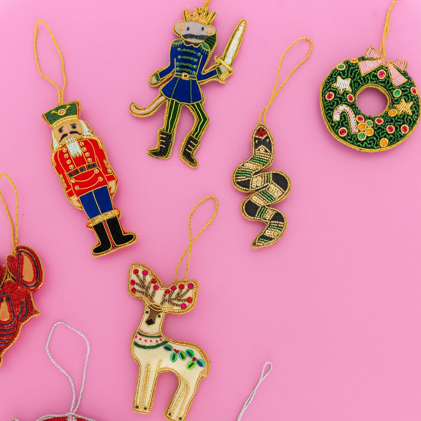 Red & Blue Nutcracker Ornament