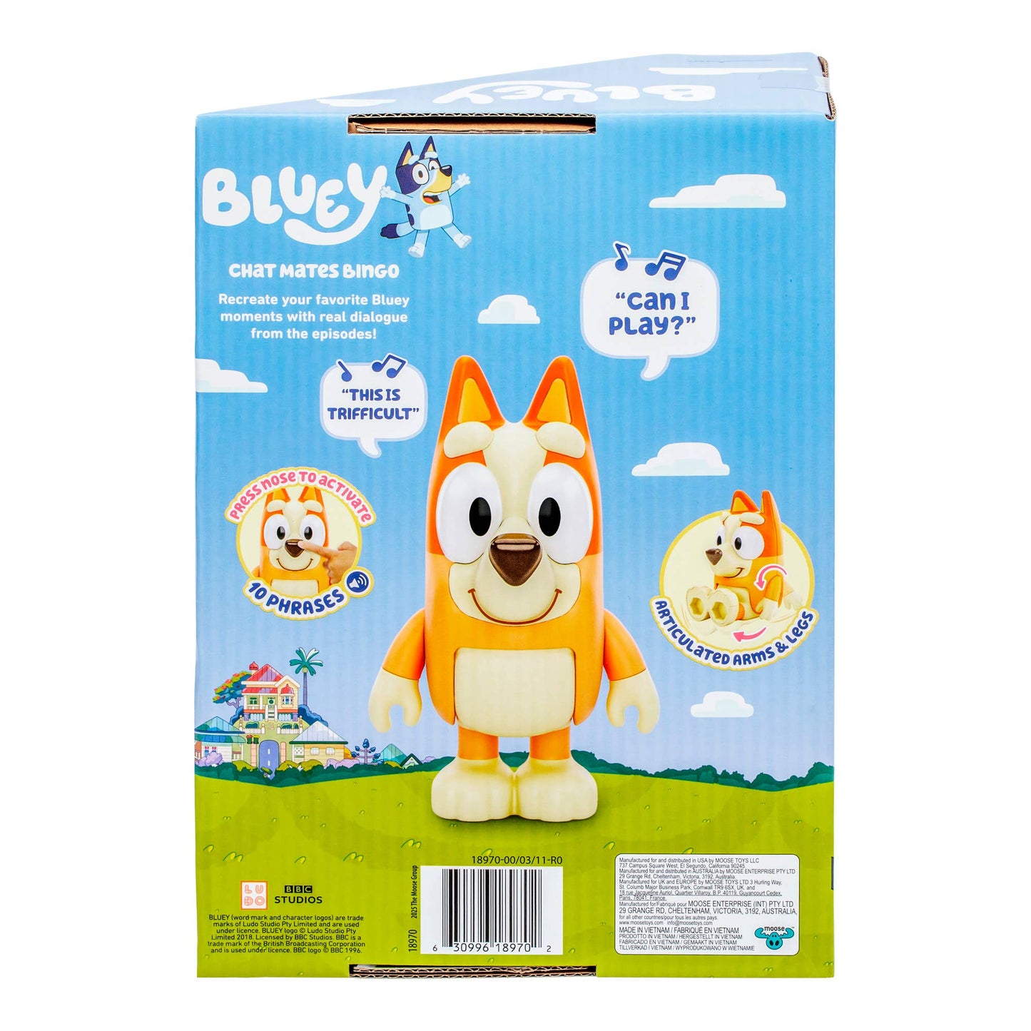 Bluey Chat Mates Figure Set
