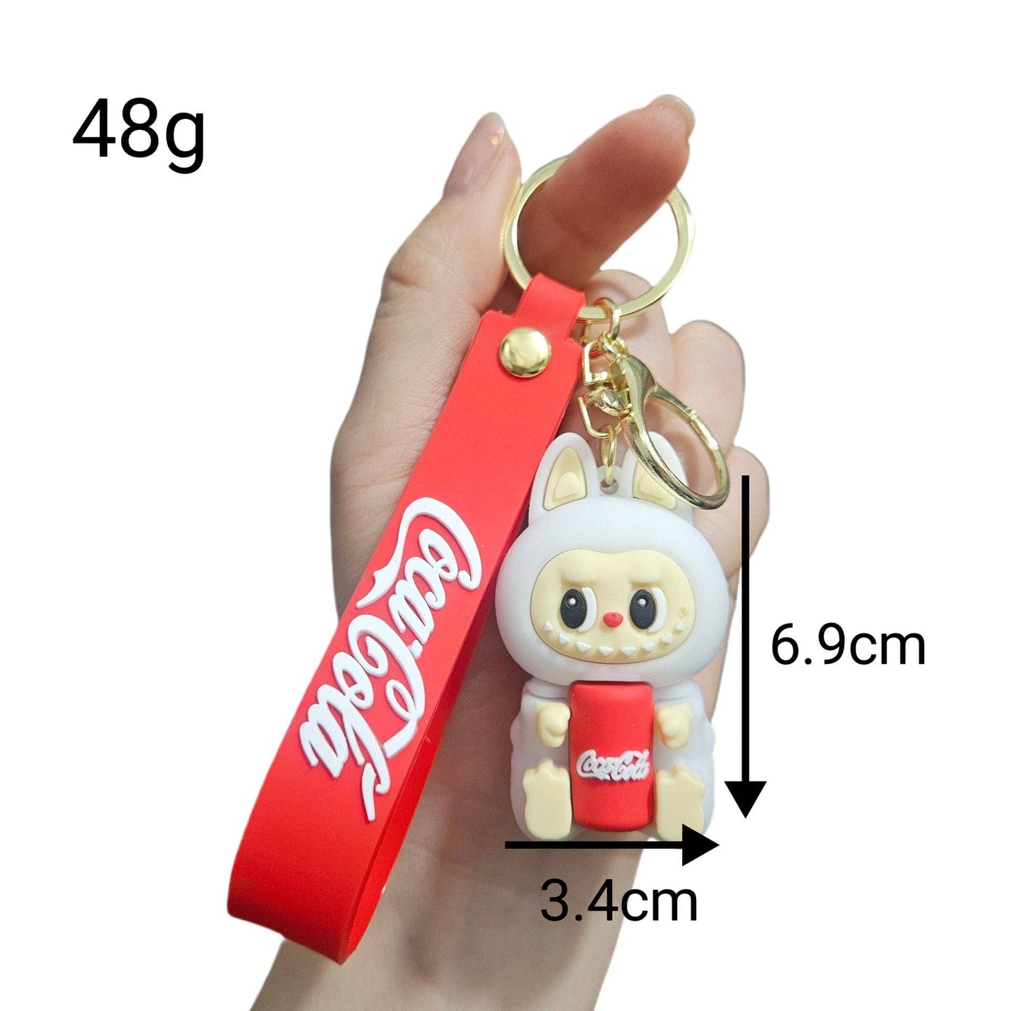 Cute monster cola Keychain Bag Pendant