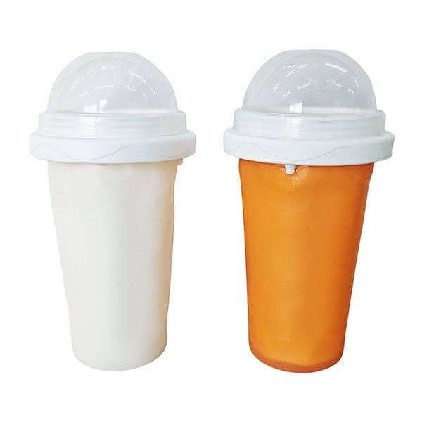 ProKitchen Squeezur Color-Changing Instant Slushie Maker Cup (1pc) Includes Straw/Spoon & Lid