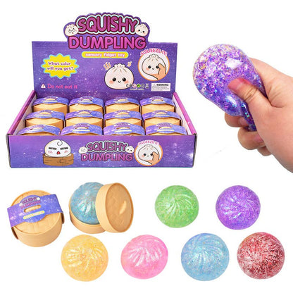 Mystery Squishy Dumpling Bao Bun Fidget Toy blind box