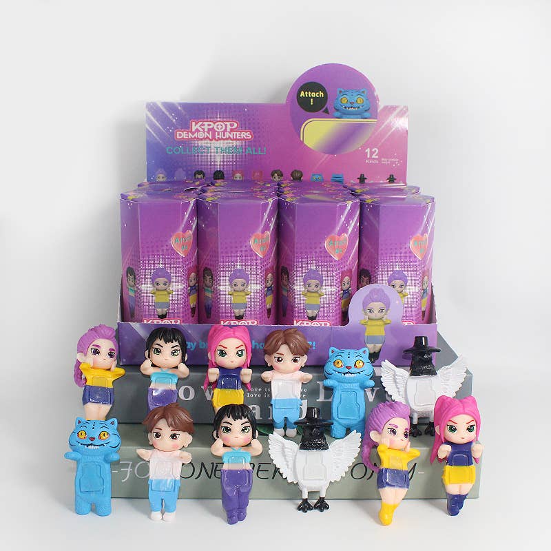 Kpop Demon Hunters Computer Monitor Decor blind box-12unit