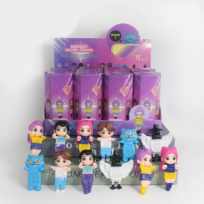 Kpop Demon Hunters Computer Monitor Decor blind box-12unit