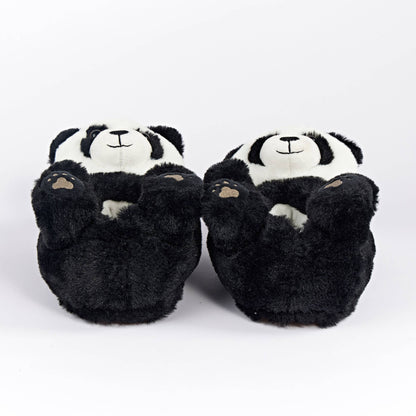 Tofu the Panda | Kid's Funny Fluffy Non-Slip Slippers