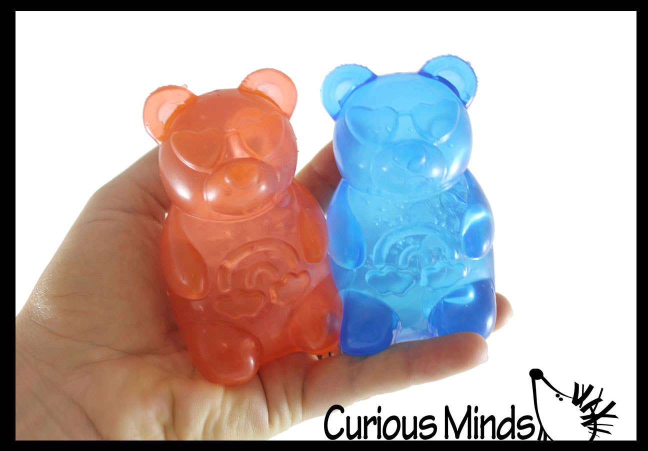 Gummy Bear Jelly Filled Stress Ball - Squishy Sensory Fidget