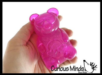 Gummy Bear Jelly Filled Stress Ball - Squishy Sensory Fidget